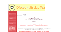 Desktop Screenshot of discount-essiac-tea.com